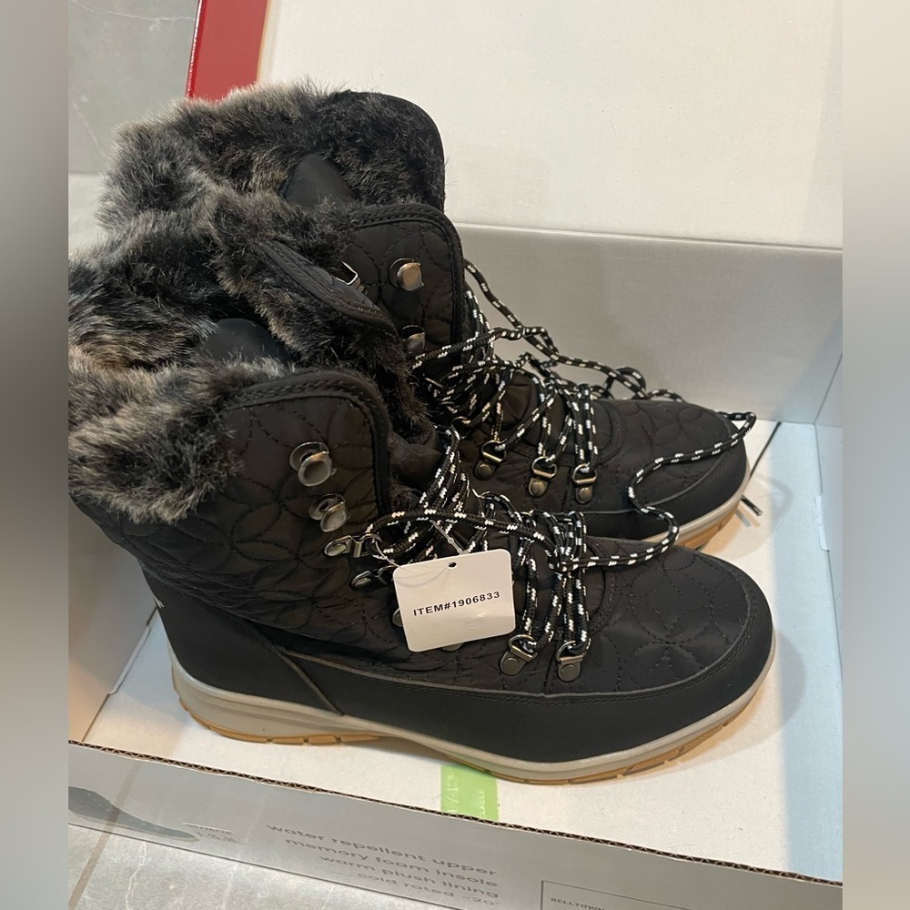 Chooka Belltown Faux Fur Winter Boots size 8